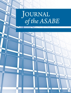 Front cover of Journal of the ASABE